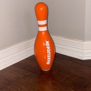 15” Nickelodeon Vibrant Orange Bowling Pin 90s collector piece